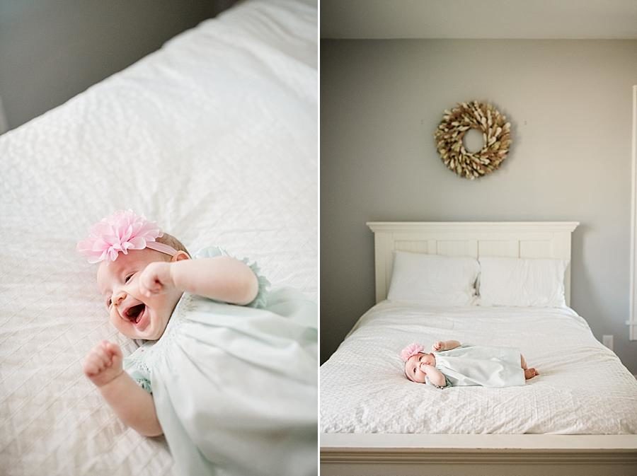 Playing at this Studio 3 Month Session by Knoxville Wedding Photographer, Amanda May Photos.