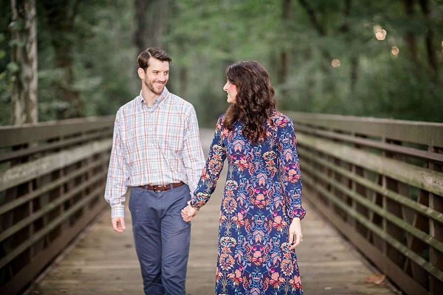 Strolling at this Shelby Bottoms Park family session by Knoxville Wedding Photographer, Amanda May Photos.