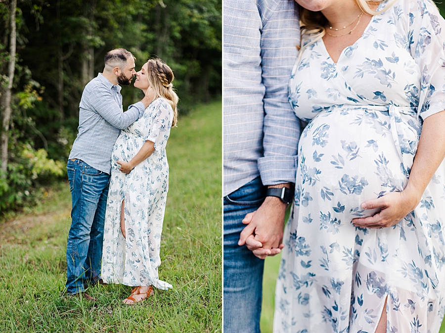 cradling the bump at this foothills parkway maternity