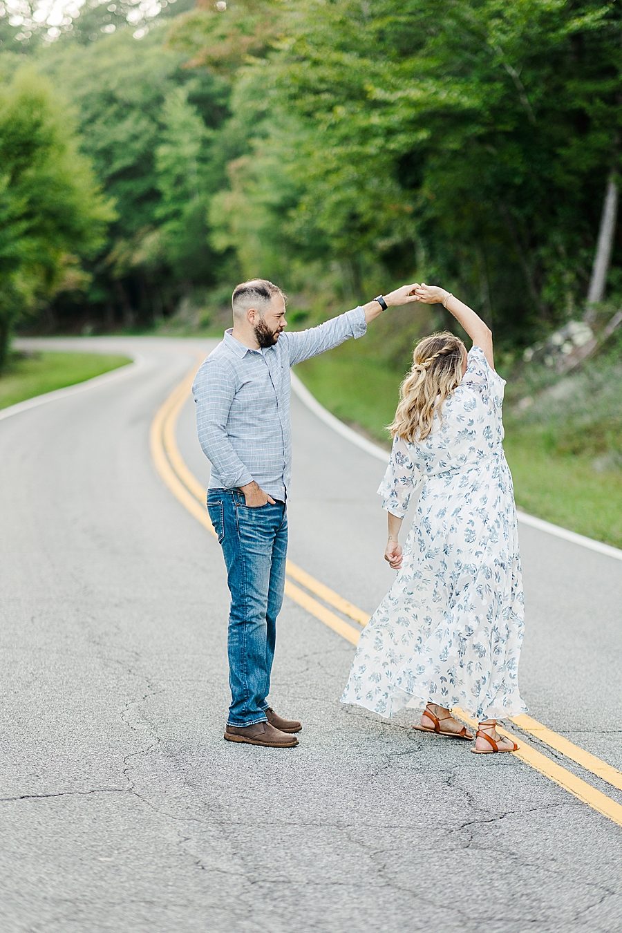 twirling at this foothills parkway maternity