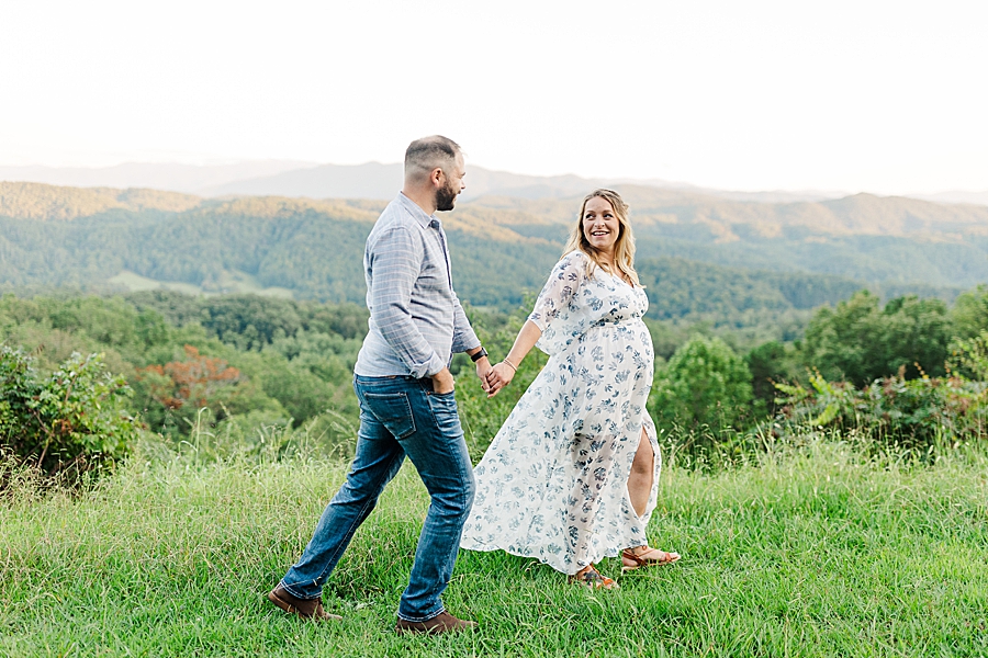 walking together at this foothills parkway maternity