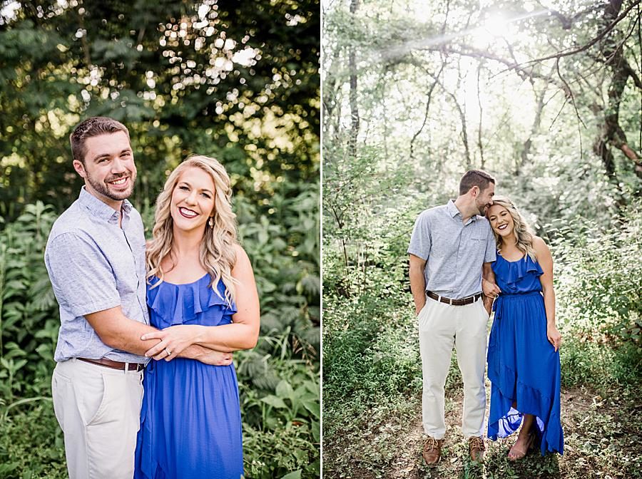 Engagement outfit at this Forks of the River engagement by Knoxville Wedding Photographer, Amanda May Photos.