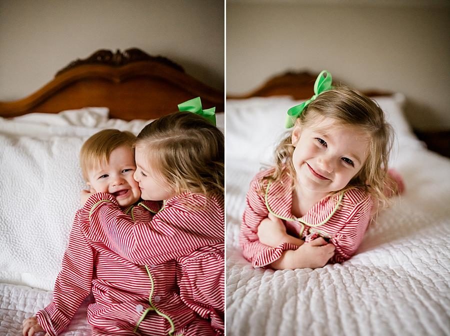 Siblings at this Fox Den Session by Knoxville Wedding Photographer, Amanda May Photos.