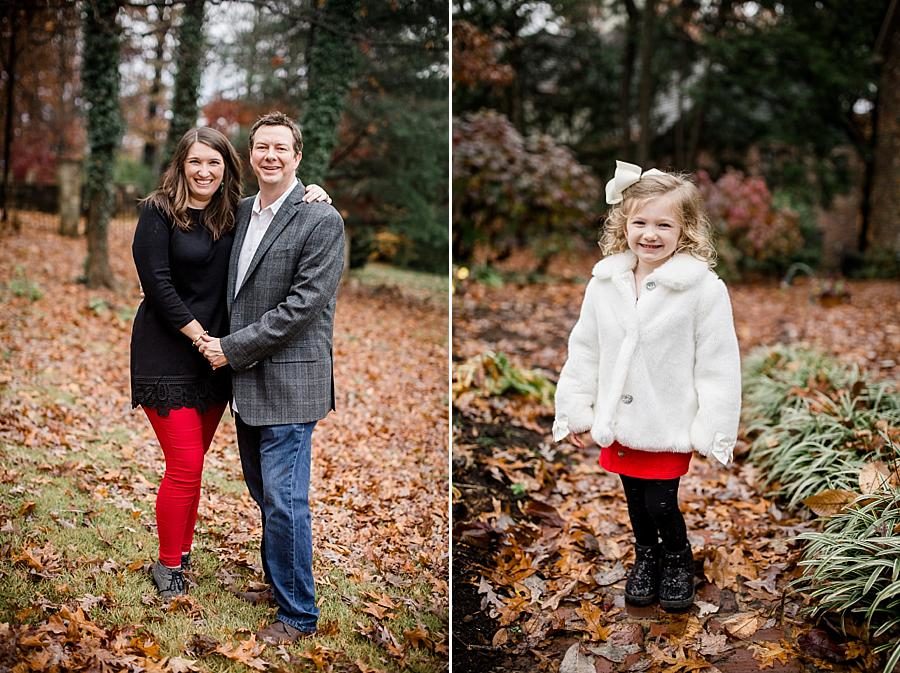 Furry white coat at this Fox Den Session by Knoxville Wedding Photographer, Amanda May Photos.