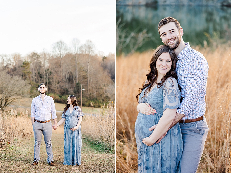 pregnant woman at golden melton hill maternity session