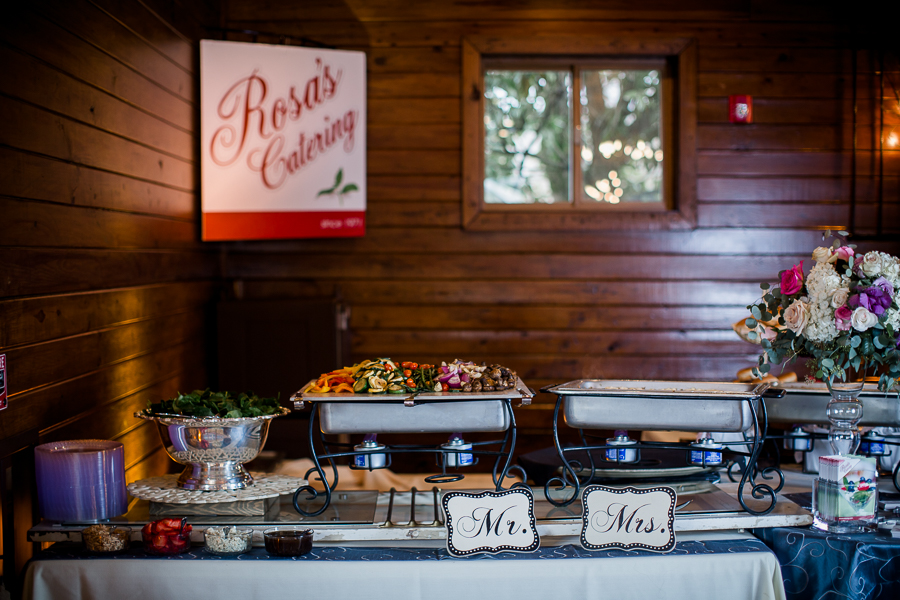 Rosa's catering setup at the open house of Knoxville Wedding Venue, Hunter Valley Farm, by Knoxville Wedding Photographer, Amanda May Photos.