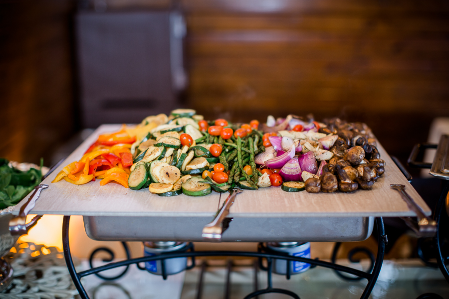 Veggie platter by rosa's catering at the open house of Knoxville Wedding Venue, Hunter Valley Farm, by Knoxville Wedding Photographer, Amanda May Photos.