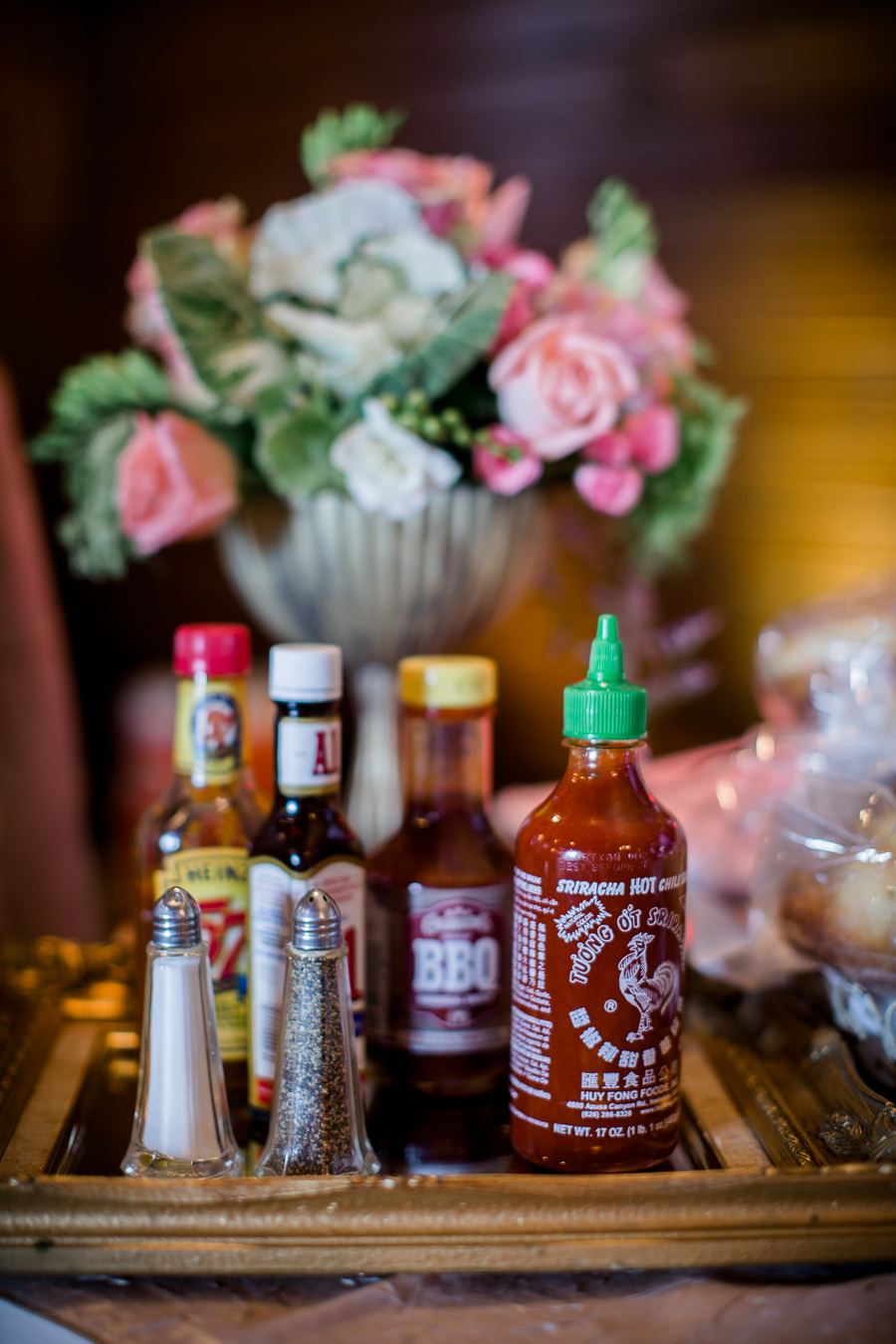 Copper Cellar sauce display at the open house of Knoxville Wedding Venue, Hunter Valley Farm, by Knoxville Wedding Photographer, Amanda May Photos.