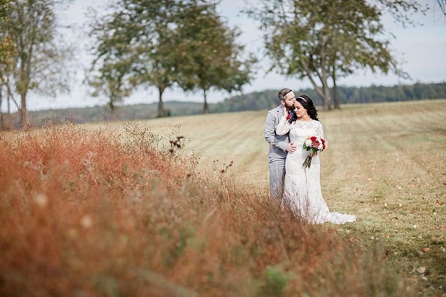 Grassy meadow at this Toqua Campground Wedding by Knoxville Wedding Photographer, Amanda May Photos.