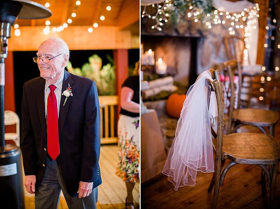 Grandfather at this Sampson's Hollow Fall Wedding by Knoxville Wedding Photographer, Amanda May Photos.