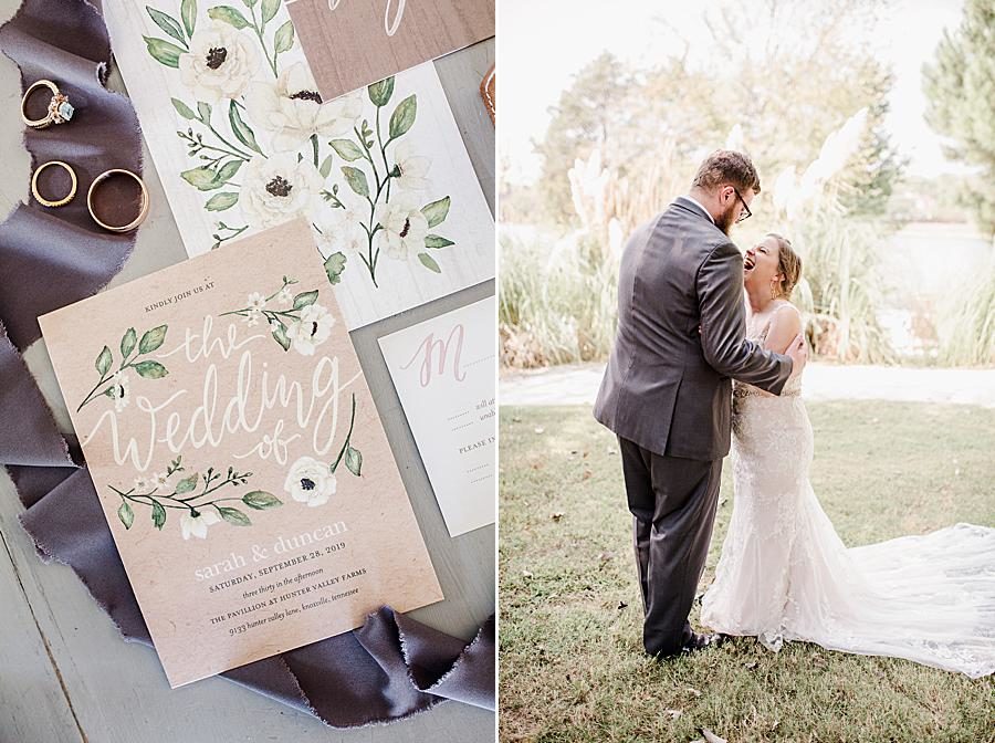 Invitation suite at this Hunter Valley Pavilion wedding by Knoxville Wedding Photographer, Amanda May Photos.