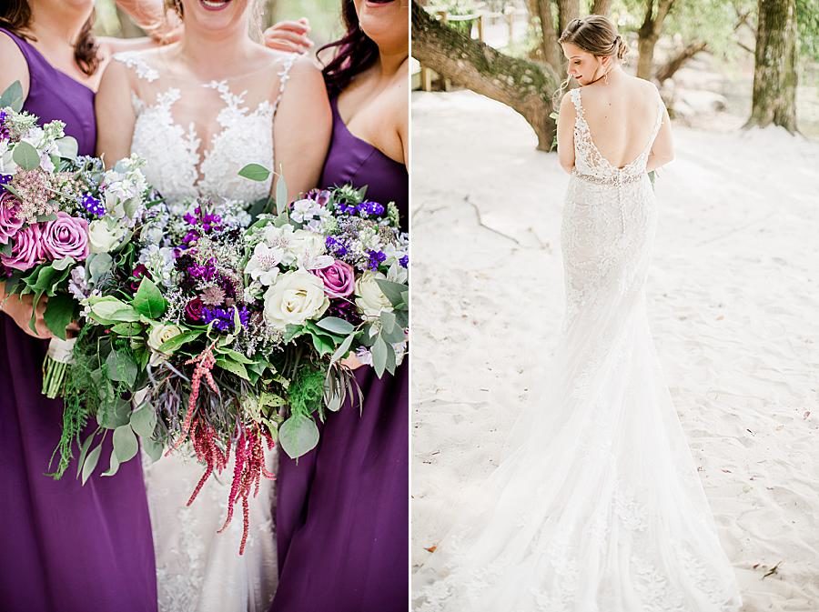 Bridal bouquet at this Hunter Valley Pavilion wedding by Knoxville Wedding Photographer, Amanda May Photos.