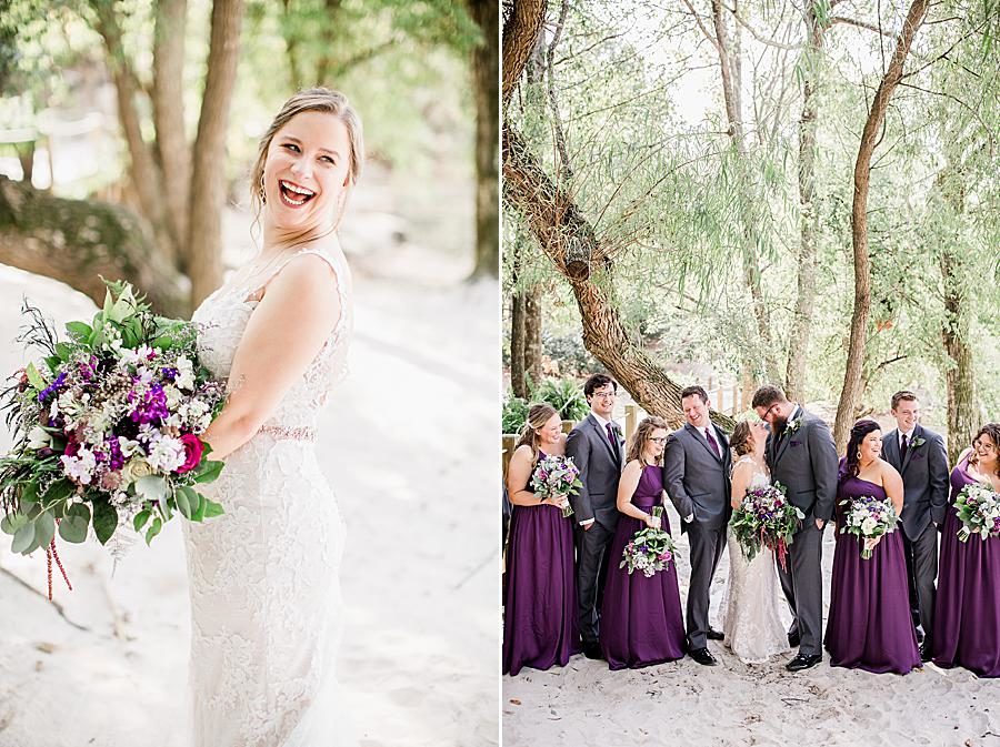 Bridal portrait at this Hunter Valley Pavilion wedding by Knoxville Wedding Photographer, Amanda May Photos.