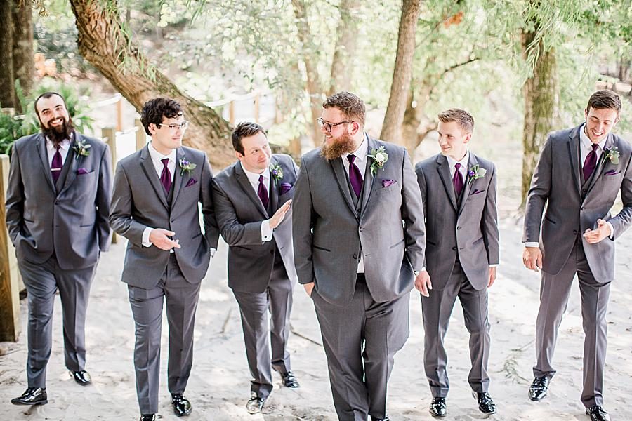 Groomsmen at this Hunter Valley Pavilion wedding by Knoxville Wedding Photographer, Amanda May Photos.