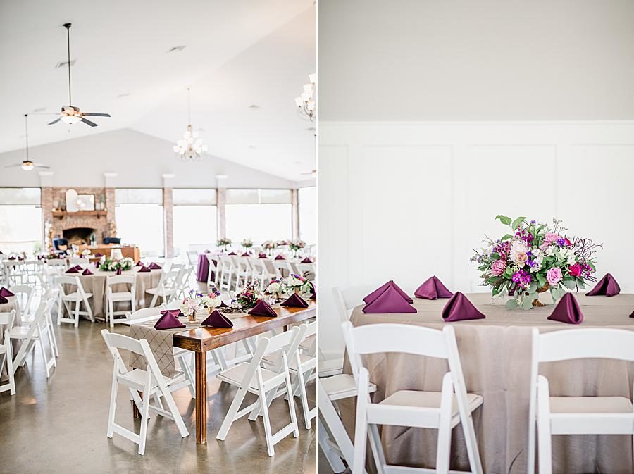 Reception details at this Hunter Valley Pavilion wedding by Knoxville Wedding Photographer, Amanda May Photos.