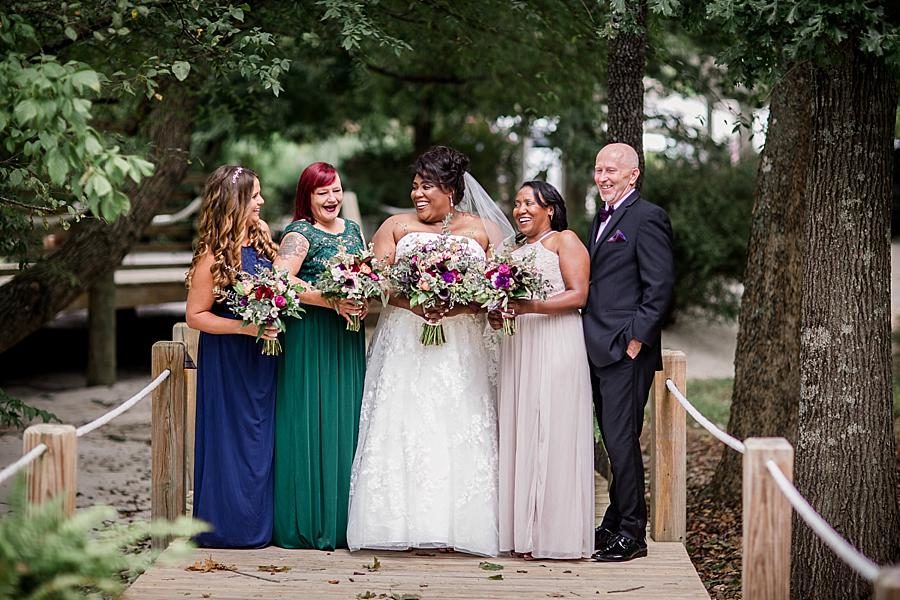 Bridesmaid dresses at this Wedding at Hunter Valley Farm by Knoxville Wedding Photographer, Amanda May Photos.