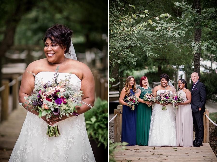 Bridal party at this Wedding at Hunter Valley Farm by Knoxville Wedding Photographer, Amanda May Photos.