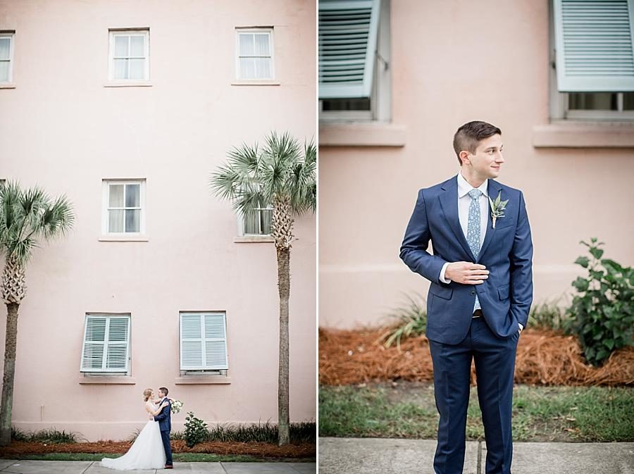 Just the groom at this Upstairs at Midtown Wedding by Knoxville Wedding Photographer, Amanda May Photos.