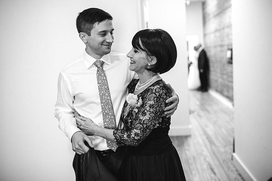 Mother of the groom at this Upstairs at Midtown Wedding by Knoxville Wedding Photographer, Amanda May Photos.