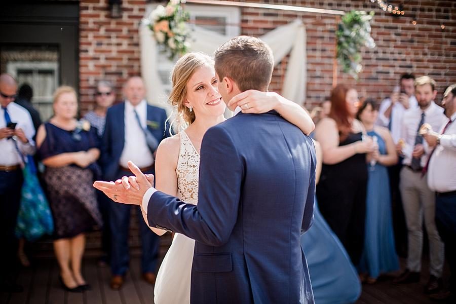 Happily ever after at this Upstairs at Midtown Wedding by Knoxville Wedding Photographer, Amanda May Photos.