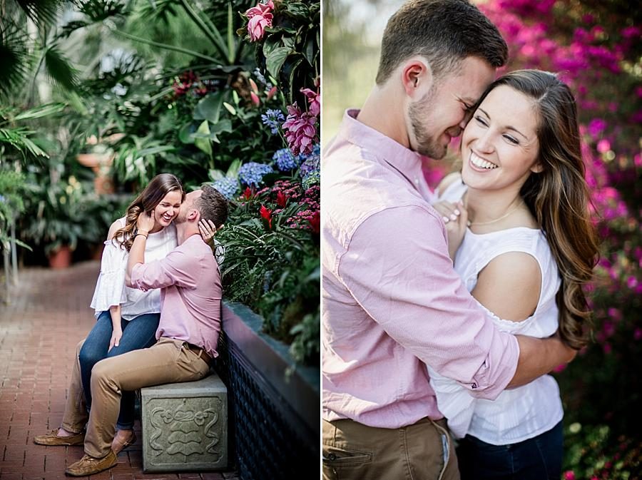 Whispering at this Biltmore Engagement by Knoxville Wedding Photographer, Amanda May Photos.