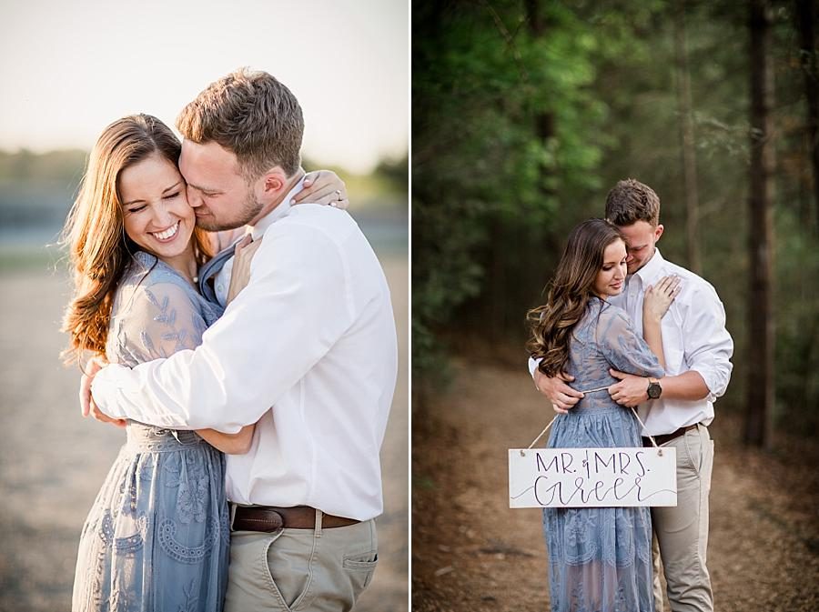 Mr & Mrs Greer at this Biltmore Engagement by Knoxville Wedding Photographer, Amanda May Photos.