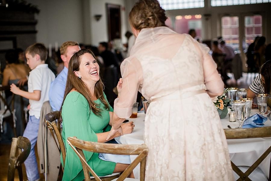 Green dress at this Southern Railway Station Wedding by Knoxville Wedding Photographer, Amanda May Photos.