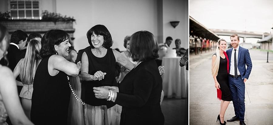 Black and white at this Southern Railway Station Wedding by Knoxville Wedding Photographer, Amanda May Photos.