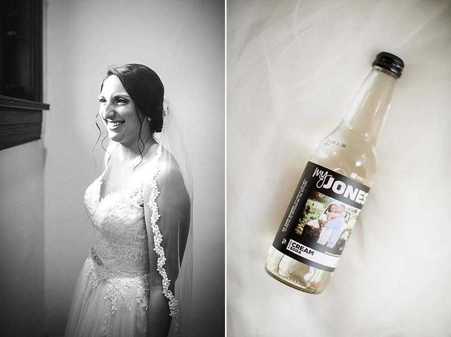 Personalized Jones Soda at this Historic Westwood Bridal Session by Knoxville Wedding Photographer, Amanda May Photos.
