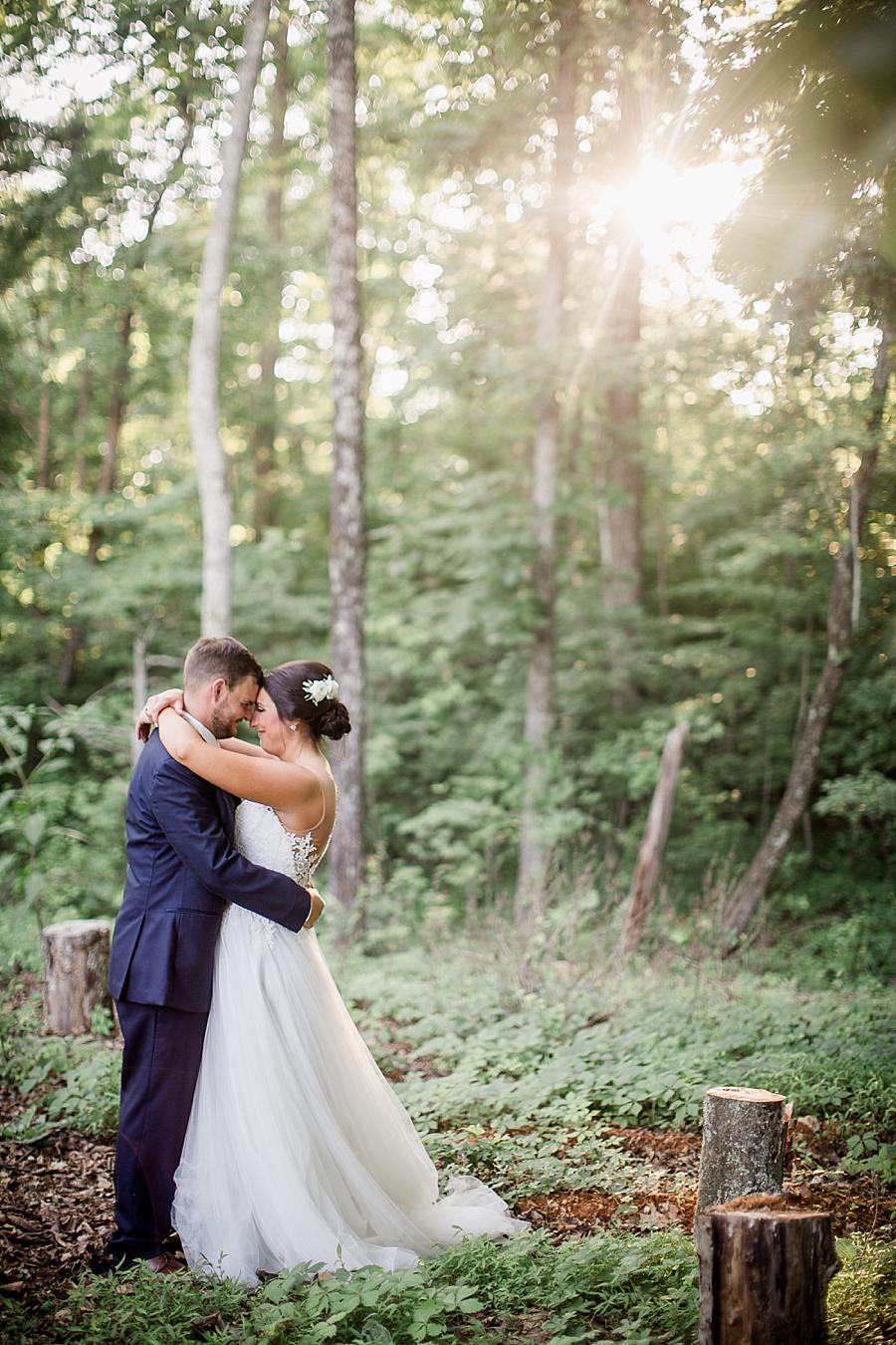 In the ivy at this Estate of Grace Wedding by Knoxville Wedding Photographer, Amanda May Photos.