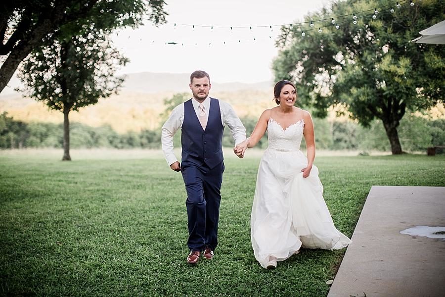 Introducing the Mr. and Mrs. at this Estate of Grace Wedding by Knoxville Wedding Photographer, Amanda May Photos.