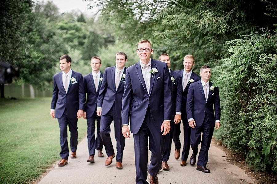 The guys at this Cheval Manor Wedding by Knoxville Wedding Photographer, Amanda May Photos.