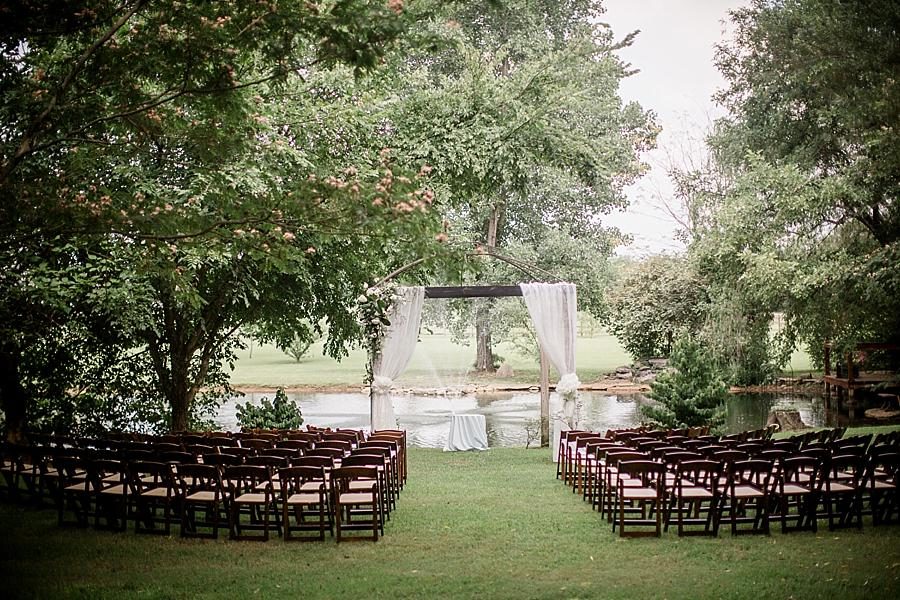 Before the ceremony at this Cheval Manor Wedding by Knoxville Wedding Photographer, Amanda May Photos.
