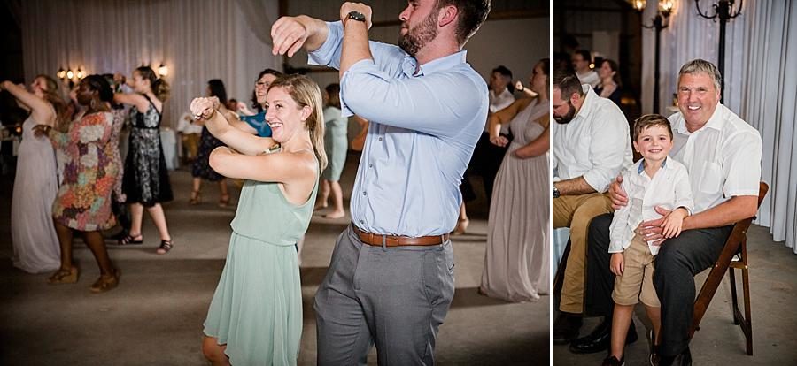 Wobble baby wobble at this Cheval Manor Wedding by Knoxville Wedding Photographer, Amanda May Photos.