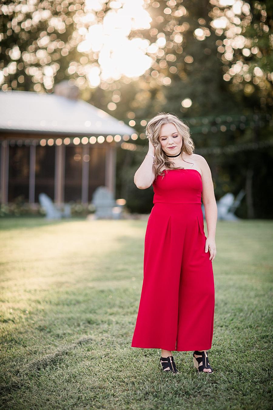 Golden hour at this Estate of Grace Senior Session by Knoxville Wedding Photographer, Amanda May Photos.