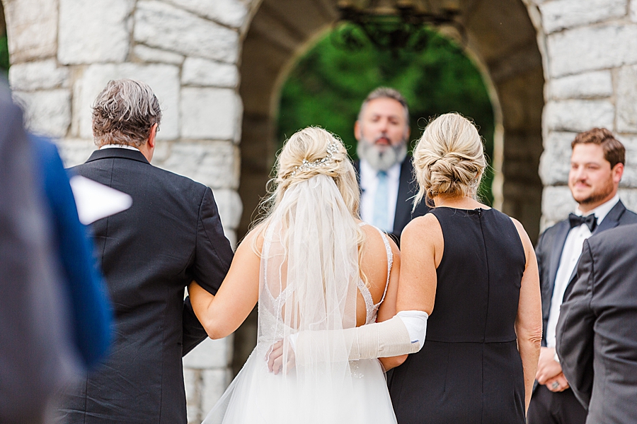 parents of the bride at this kincaid house wedding