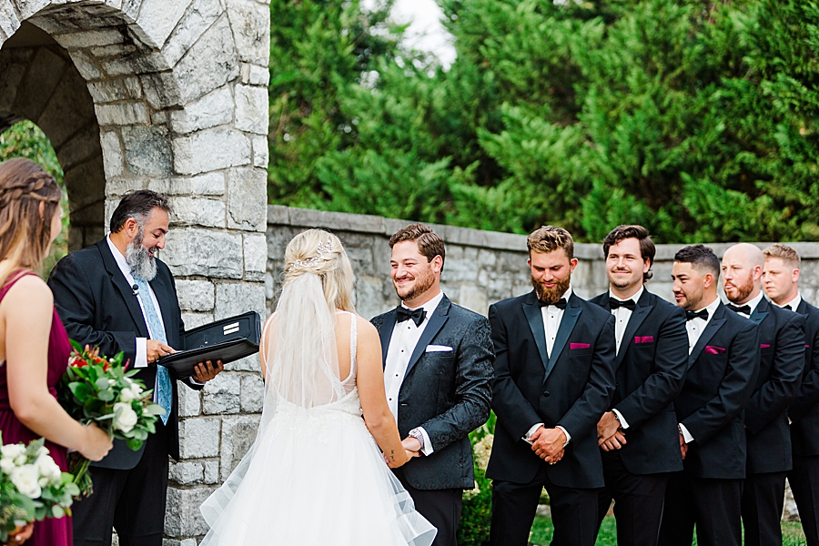 ceremony at this kincaid house wedding