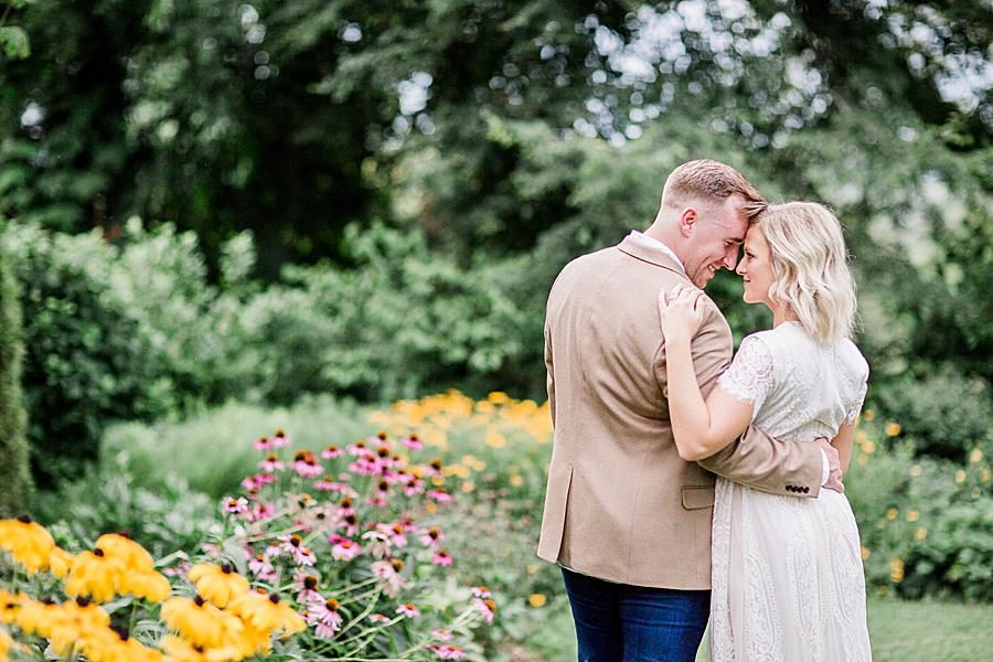 Wildflowers at this Knoxville Botanical Gardens engagement by Knoxville Wedding Photographer, Amanda May Photos.