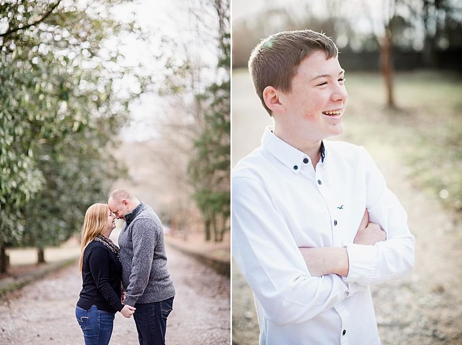 White button down at this Knoxville Botanical Gardens Family Session by Knoxville Wedding Photographer, Amanda May Photos.