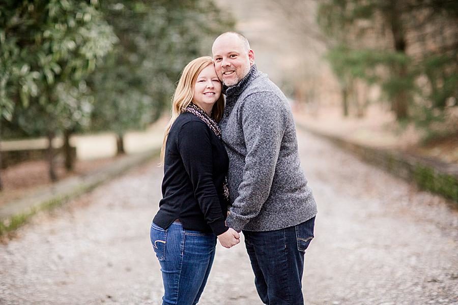 Newlyweds at this Knoxville Botanical Gardens Family Session by Knoxville Wedding Photographer, Amanda May Photos.