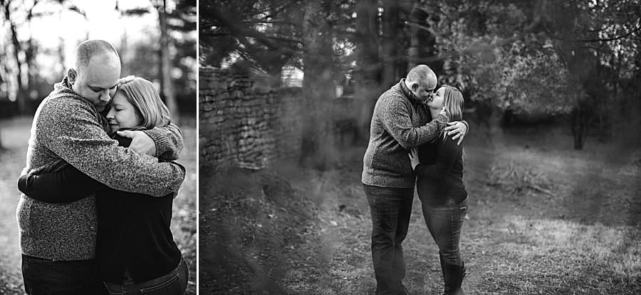 Kisses at this Knoxville Botanical Gardens Family Session by Knoxville Wedding Photographer, Amanda May Photos.