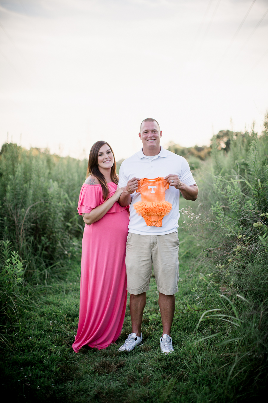 Tennessee onesie at this Sterchi Hills maternity session by Knoxville Wedding Photographer, Amanda May Photos.