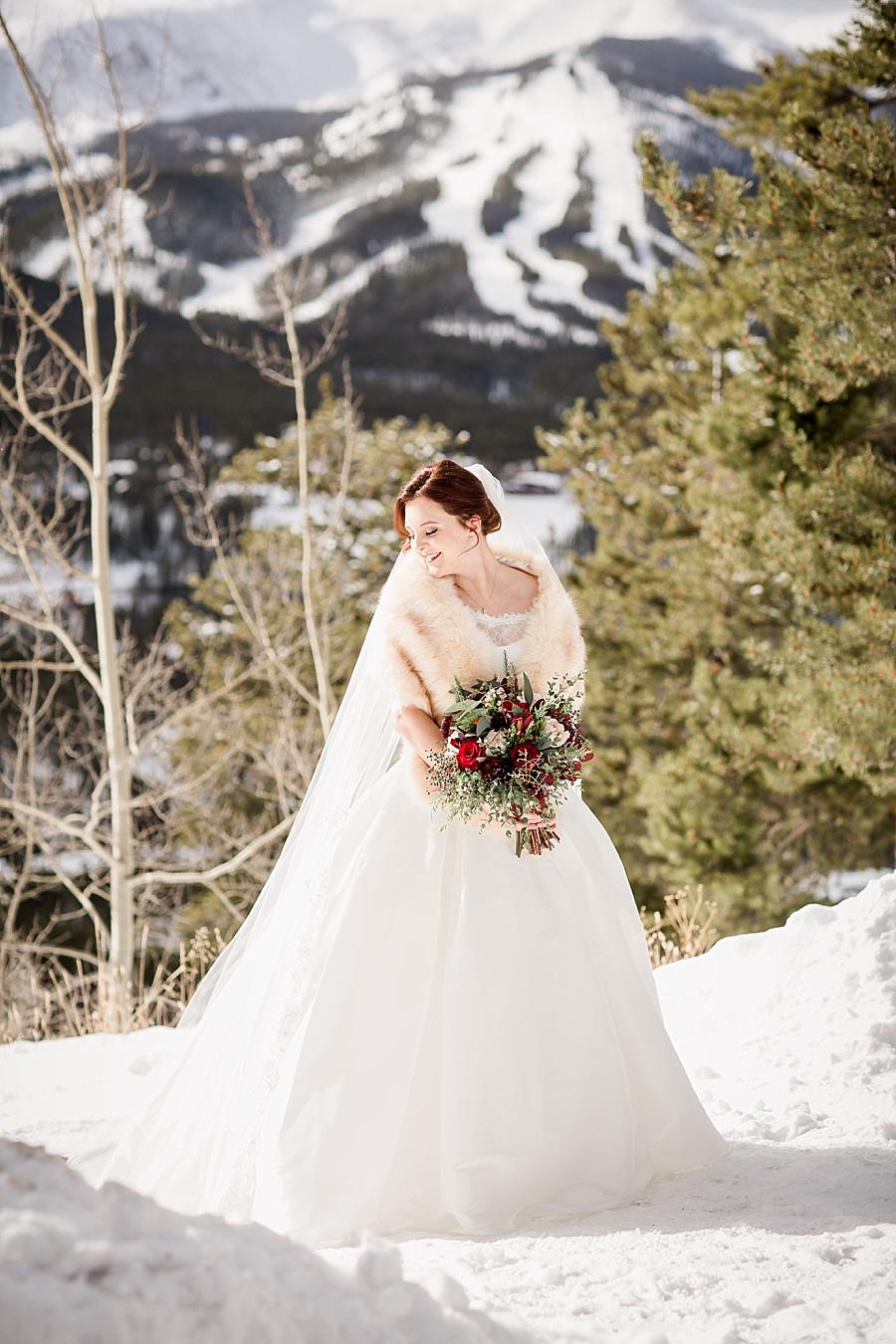 Mountain backdrop at this Colorado Destination Wedding by Knoxville Wedding Photographer, Amanda May Photos.