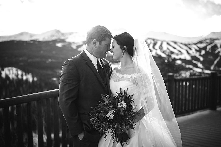 Black and white at this Colorado Destination Wedding by Knoxville Wedding Photographer, Amanda May Photos.