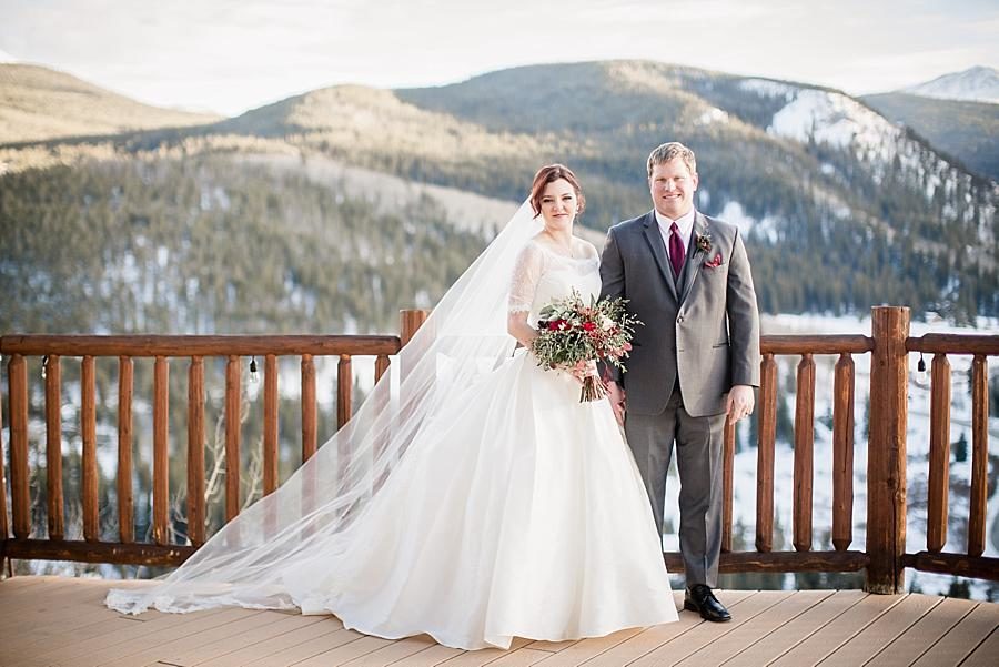 Showing off the train at this Colorado Destination Wedding by Knoxville Wedding Photographer, Amanda May Photos.