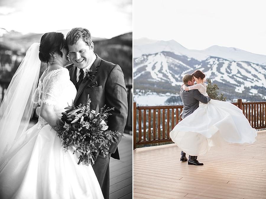 Lift and twirl at this Colorado Destination Wedding by Knoxville Wedding Photographer, Amanda May Photos.