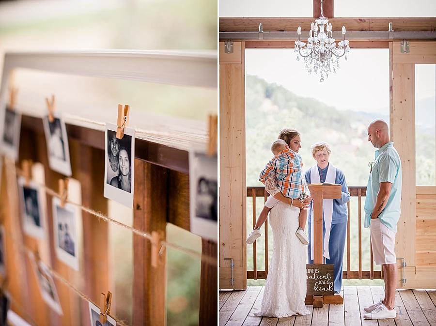 Exchanging vows at this Parkside Resort Destination Wedding by Knoxville Wedding Photographer, Amanda May Photos.