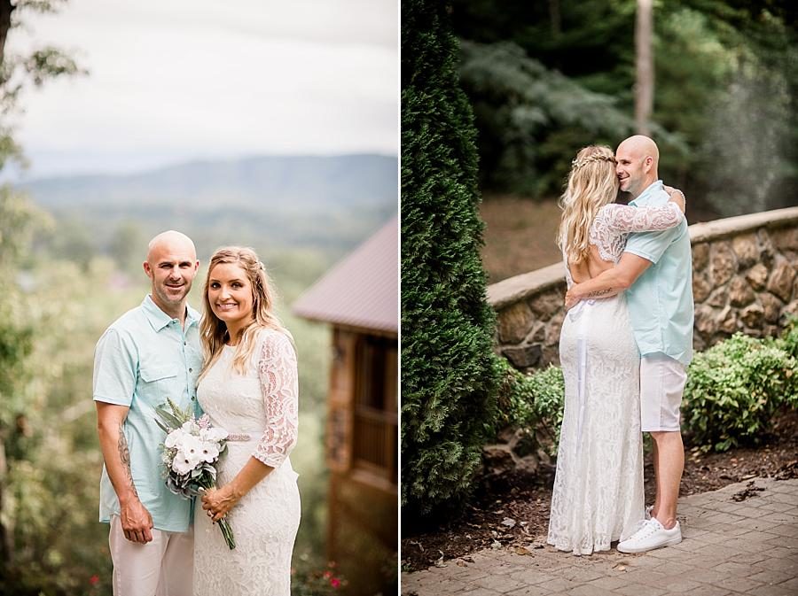 Just married at this Parkside Resort Destination Wedding by Knoxville Wedding Photographer, Amanda May Photos.