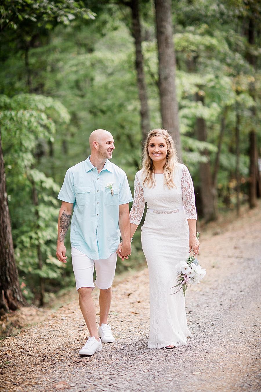Gravel path at this Parkside Resort Destination Wedding by Knoxville Wedding Photographer, Amanda May Photos.