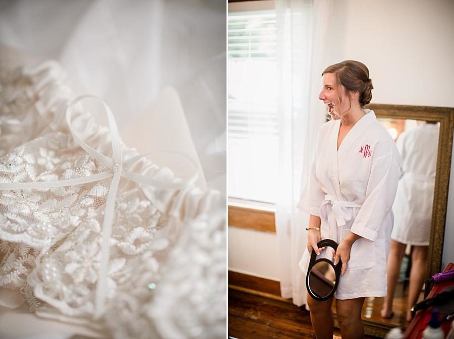 Bridal hair at this RiverView Family Farm Wedding by Knoxville Wedding Photographer, Amanda May Photos.